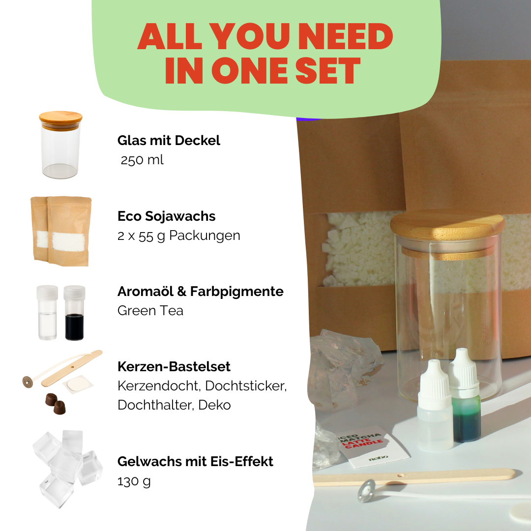 Iced Matcha Candle Kit