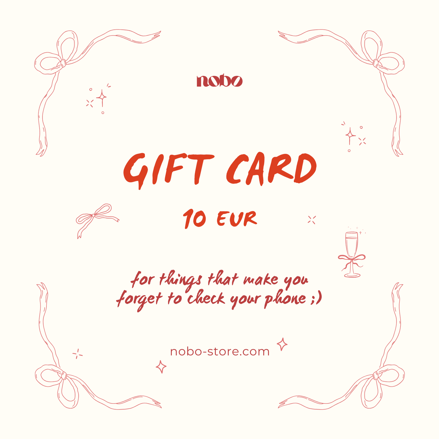 nobo gift card | Geschenkgutschein