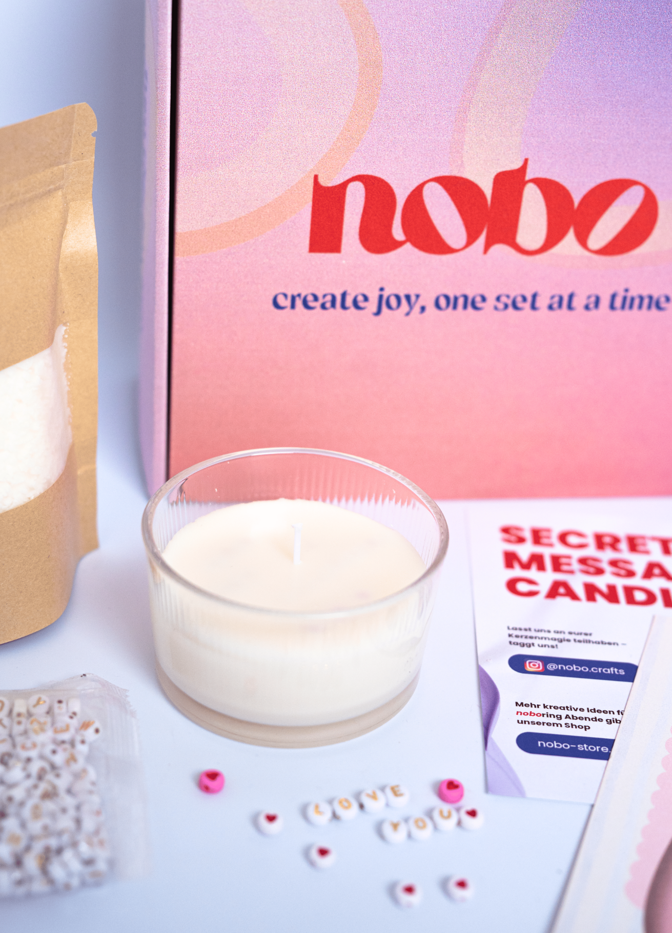 Secret Message Candle DIY Kit