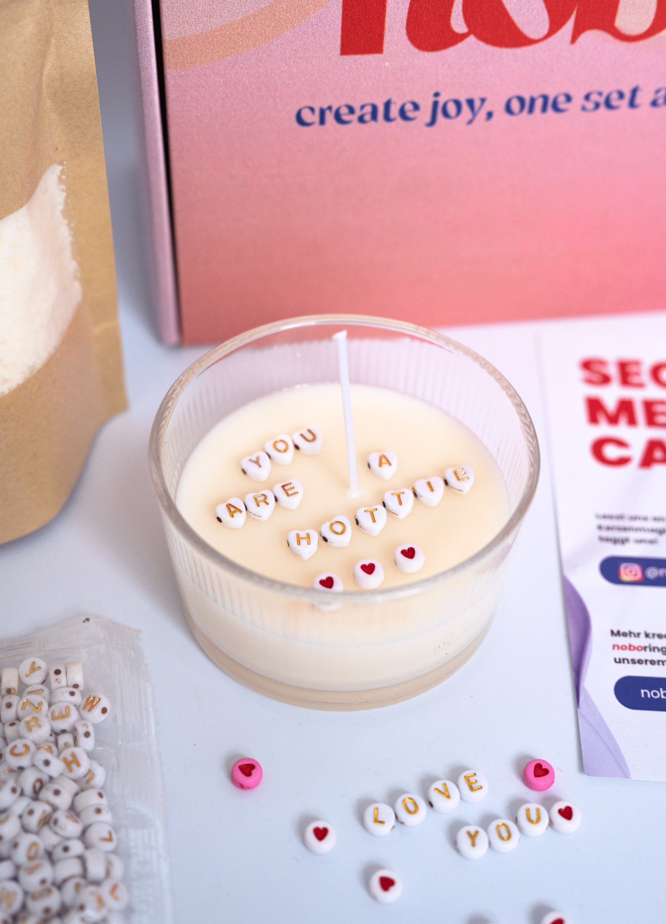 Secret Message Candle DIY Kit