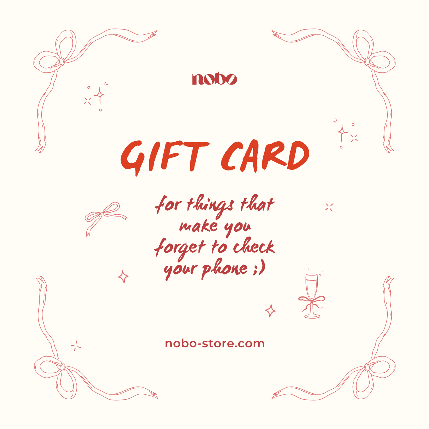 nobo gift card | Geschenkgutschein