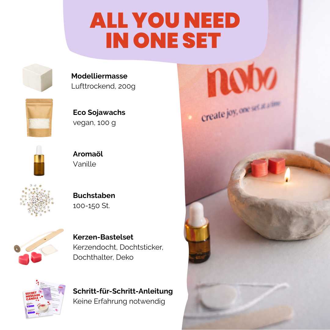 Secret Message Candle DIY Kit